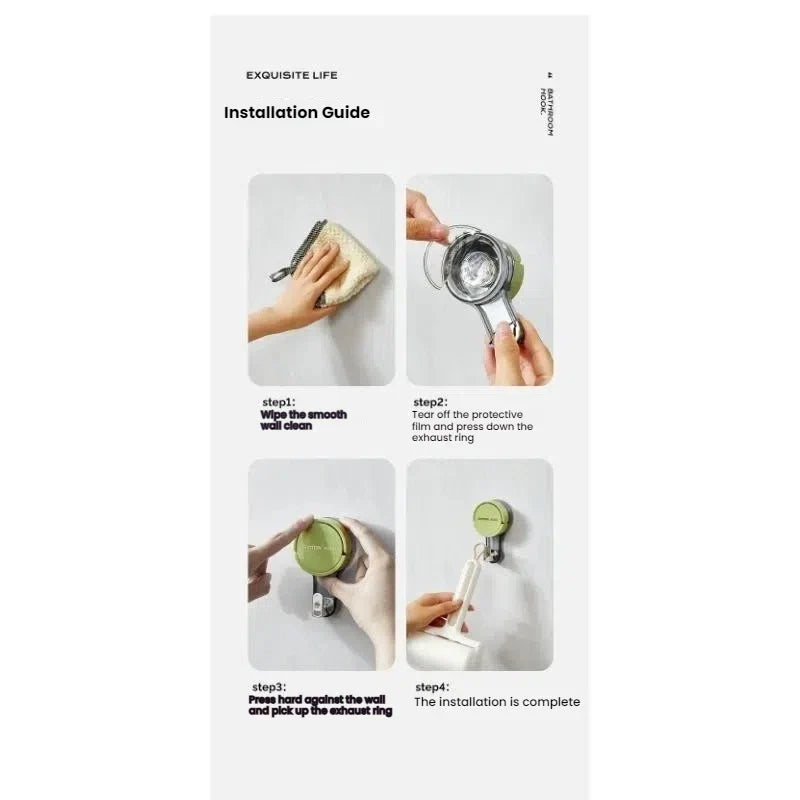 Magic No-Drill Wall Hooks