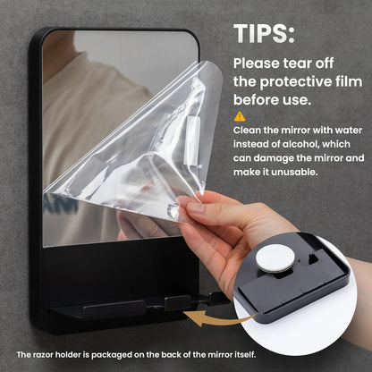 Fog-Free Shower Mirror