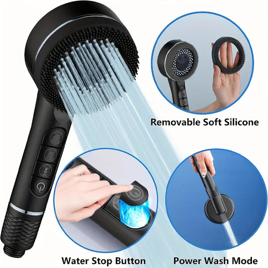 High Pressure Massaging Filtered Shower Head