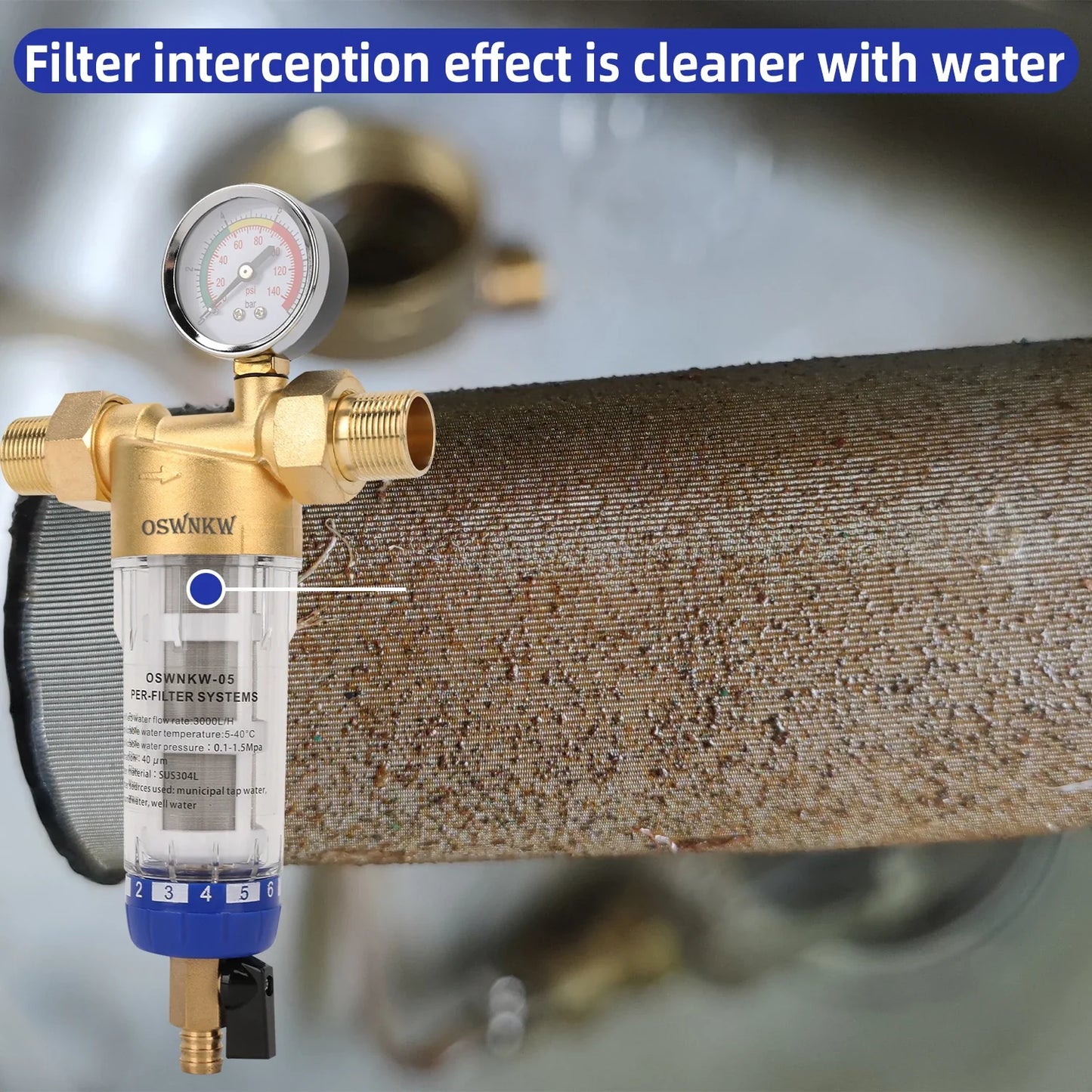 Sediment-Free Water Filter System