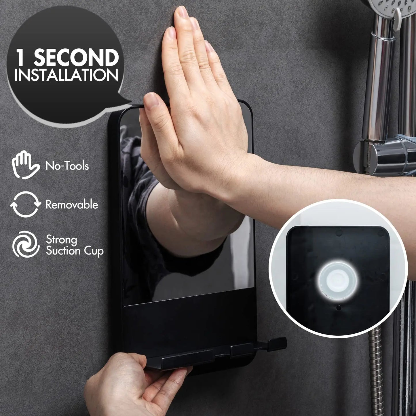 Fog-Free Shower Mirror