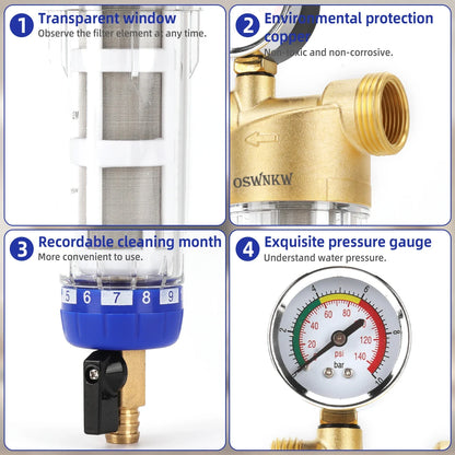 Sediment-Free Water Filter System