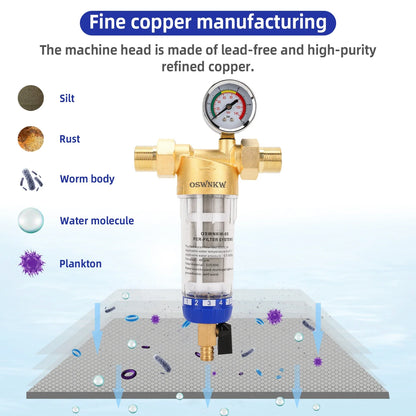 Sediment-Free Water Filter System